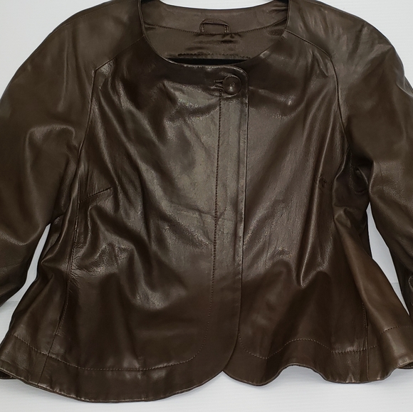 FOR JOSEPH LEATHER JACKET